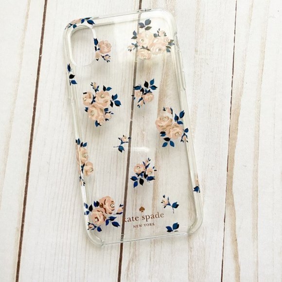 Kate Spade iPhone X Floral Hard Cell Phone Case - Picture 2 of 4